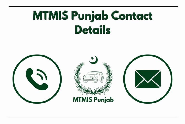 MTMIS Punjab Contact Details